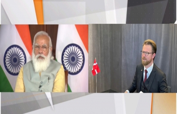 H.E Mr. Benny Engelbrecht, Minister for Transport, Denmark spoke at inaugural session of Maritime India Summit 2021 with Prime Minister of India, Shri Narendra Modi on 2nd March 2021