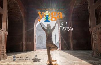 Celebration of International Day of Yoga 2021  in Aarhus