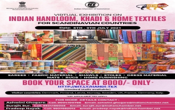 Virtual Exhibition on Indian Handloom, Home Textiles & Khadi for Scandinavian Countries