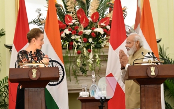 Text of PM Shri Narendra Modi’s address at a joint press meet with Prime Minister of Denmark H. E. Ms. Mette Frederiksen