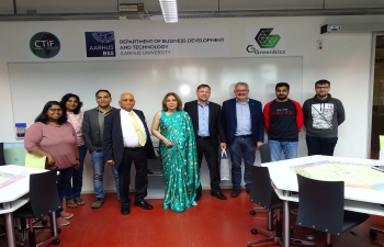 Ambassador Pooja Kapur visited Aarhus University at Herning