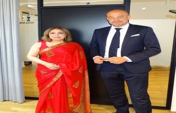 Ambassador Pooja Kapur had a productive meeting with Minister for Health H.E. Mr Magnus Heunicke.