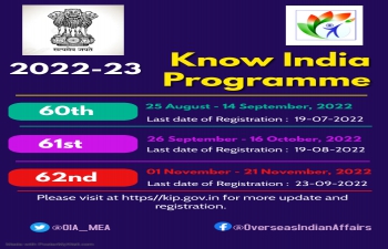 (Know India Programme For Young Overseas Indians)
