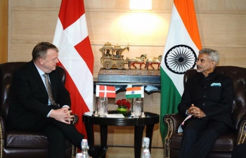  External Affairs Minister of India, Dr. S. Jaishankar met Foreign Minister of Denmark Mr. Lars Løkke Rasmussen in Delhi