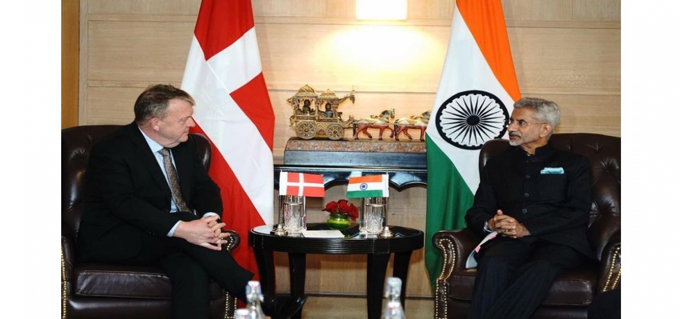 External Affairs Minister of India, Dr. S. Jaishankar met Foreign Minister of Denmark Mr. Lars Løkke Rasmussen in Delhi  