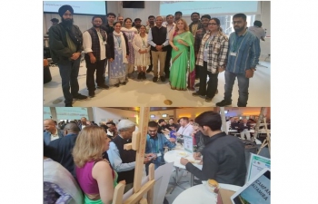 A number of Indian tech start-ups participated in the ‘Next Generation City Action Tech Bazar’ as part of the #UIA2023CPH - #WorldCongressofArchitects at DTU Skylab, producing interesting innovations in water use. Embassy of India wishes them success.
