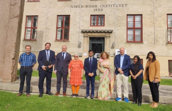 Ambassador Pooja Kapur paid a visit to the historic Niels Bohr Institute