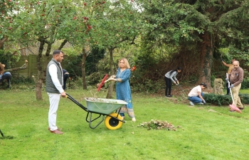 Honouring our duty towards maintenance of a clean and hygienic environment a Swachhata Hi Seva - 2023 campaign was organised at EoI Copenhagen, led by Ambassador Pooja Kapur, during Swachhata Pakhwada, ensuring cleanliness through Shramdaan and JanBhagidari.