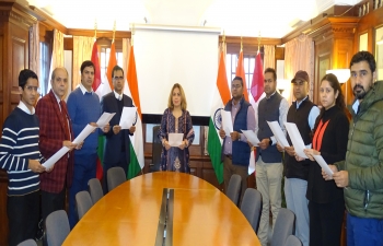 In observance of Vigilance Awareness Week, officials of the Embassy of India in Copenhagen took the Integrity Pledge.