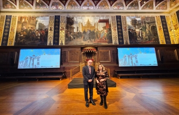 Ambassador Pooja Kapur  met the Rector of Københavns Universitet - University of Copenhagen, Prof. Henrik C Wegener