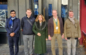 Ambassador Pooja Kapur met Deputy Permanent Secretary for Immigration and Integration, Mr. Henrik Ankerstjerne and Ambassador for Migration at Danish Ministry of Foreign Affairs Mr. Jens Godtfredsen