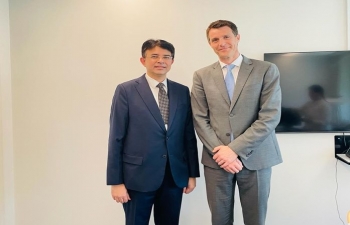 Ambassador Manish Prabhat met Political Director & Under-Secretary for Foreign Policy, Anders Tang Friborg at the Danish Ministry of Foreign Affairs. 