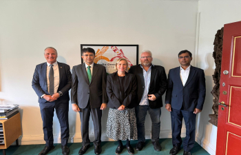 Danish Patent and Trademark Office Dy. DG John Jensen and representatives met Amb Manish Prabhat
