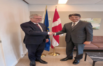 Ambassador Manish Prabhat called on H.E. Mr. Jeppe Tranholm-Mikkelsen, Permanent Secretary of State for Foreign Affairs of Denmark