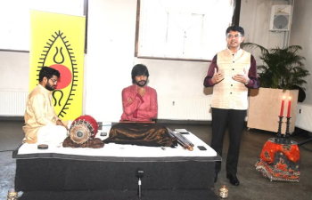 Flute artist J. A. Jayant and Kishore Ramesh on mridangam gave a scintillating performance