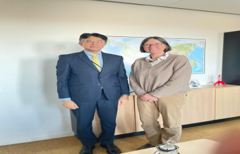 Ambassador Manish Prabhat met Denmark’s State Secretary for Foreign Policy, Lisbet Zilmer-Johns